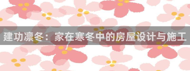 先锋娱乐登录：建功凛冬：家在寒冬中的房屋设计与施工