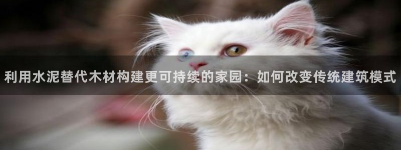 先锋娱乐管理集团招聘：利用水泥替代木材构建更可持续的家园：如何改变传统建筑模式