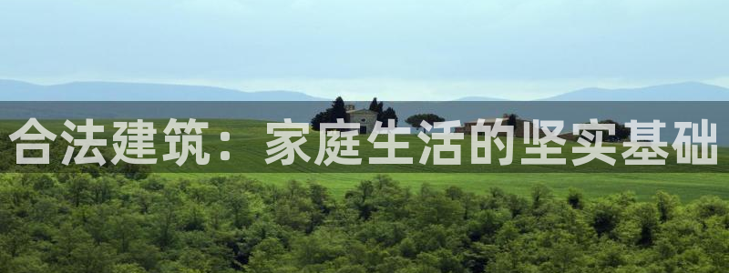 先锋娱乐系统：合法建筑：家庭生活的坚实基础