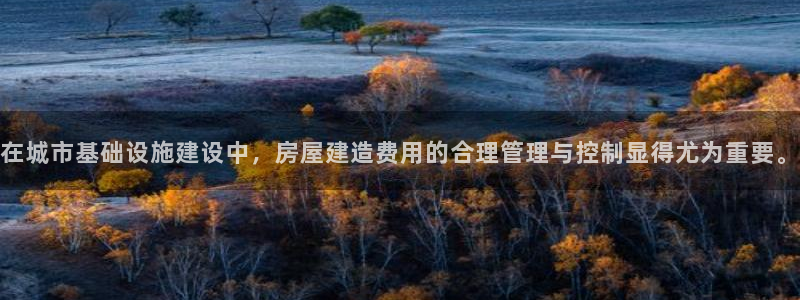 先锋娱乐管理集团怎么样：在城市基础设施建设中，房屋建造费用的合理管理与控制显得尤为重要。