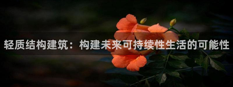 先锋娱乐账号：轻质结构建筑：构建未来可持续性生活的可能性