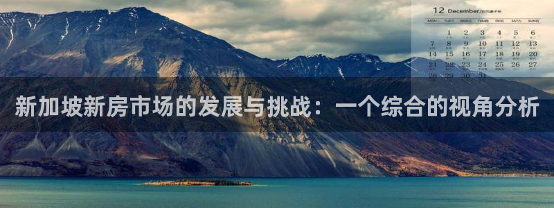 先锋娱乐俱乐部：新加坡新房市场的发展与挑战：一个综合的视角分析