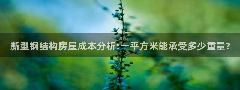 亚洲先锋娱乐登录：新型钢结构房屋成本分析:一平方米能承受多少重量?