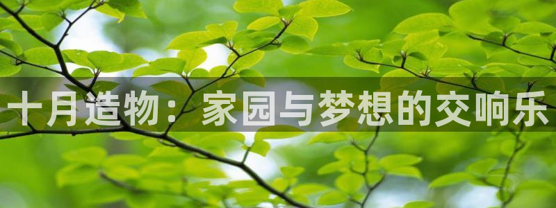 先锋娱乐链接：十月造物：家园与梦想的交响乐