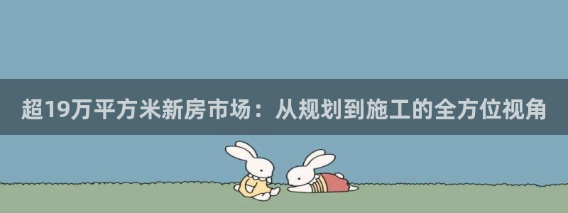 先锋娱乐官方：超19万平方米新房市场：从规划到施工的全方位视角