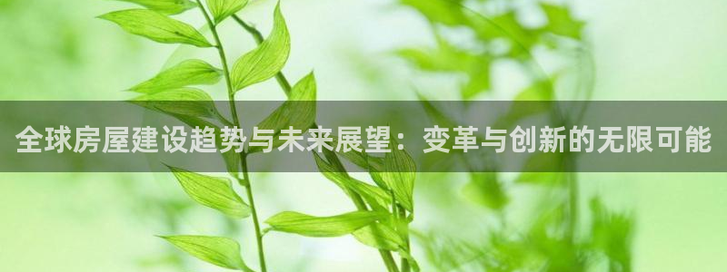 先锋娱乐大厅牛牛：全球房屋建设趋势与未来展望：变革与创新的无限可能