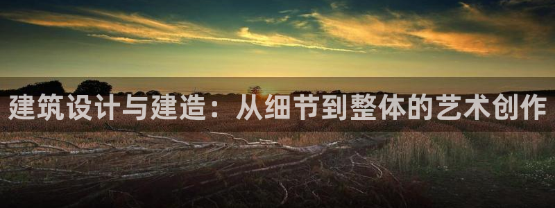 先锋娱乐是不是骗子：建筑设计与建造：从细节到整体的艺术创作