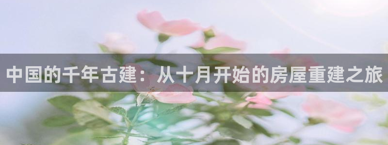 先锋娱乐在哪下载：中国的千年古建：从十月开始的房屋重建之旅